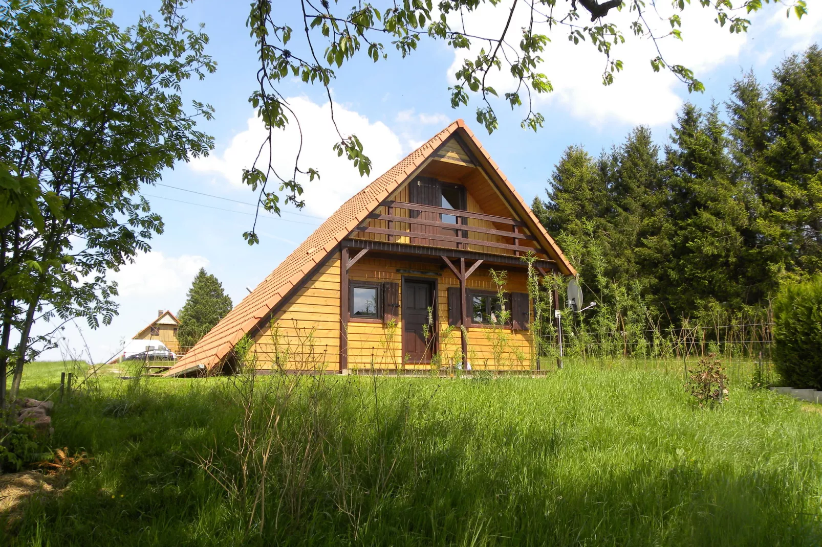 Chalet - LA HOUBE DABO-Buitenkant zomer