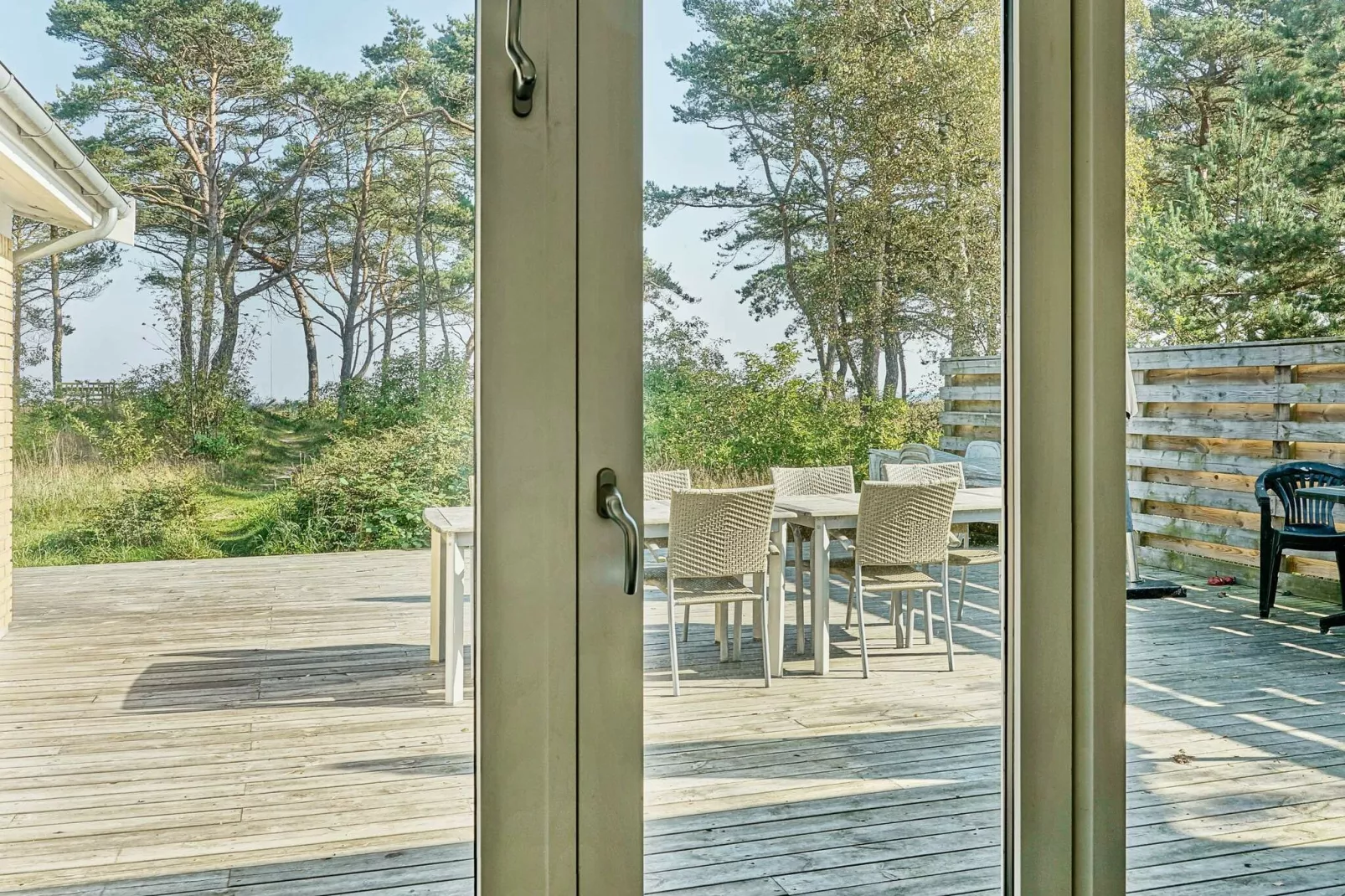Modern vakantiehuis in Nexø vlak bij het strand-Waterzicht