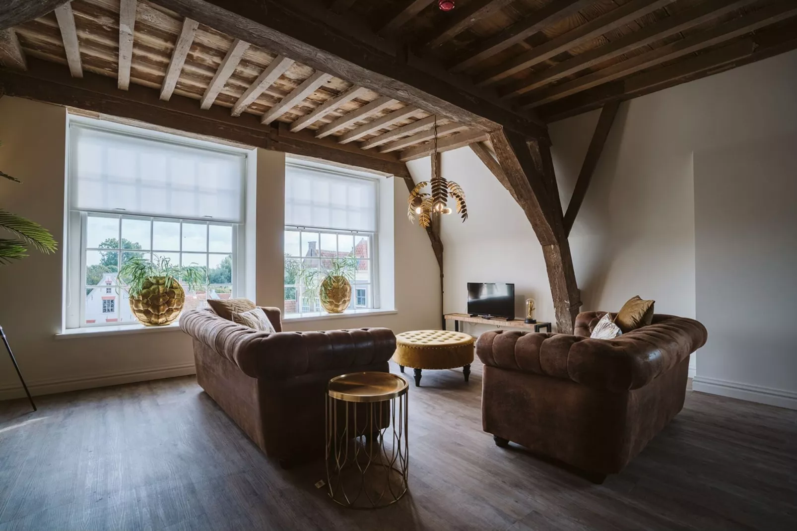 Gouden Leeuw- Appartement Paus Adrianus-Woonkamer