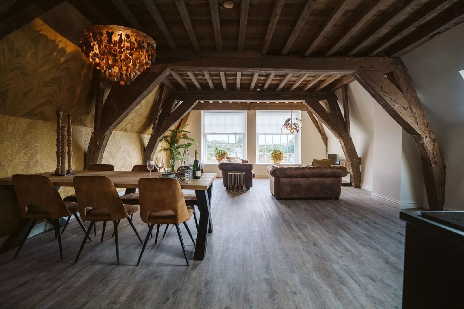 Gouden Leeuw- Appartement Paus Adrianus-Woonkamer