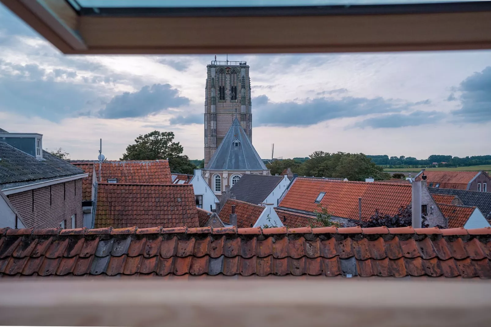 Gouden Leeuw- Appartement Paus Adrianus-Uitzicht zomer