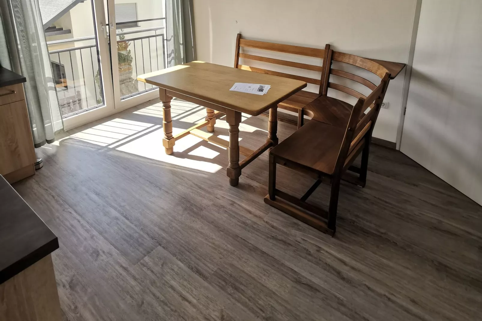 Fijn appartement in Bleialf bij het centrum-Eetkamer