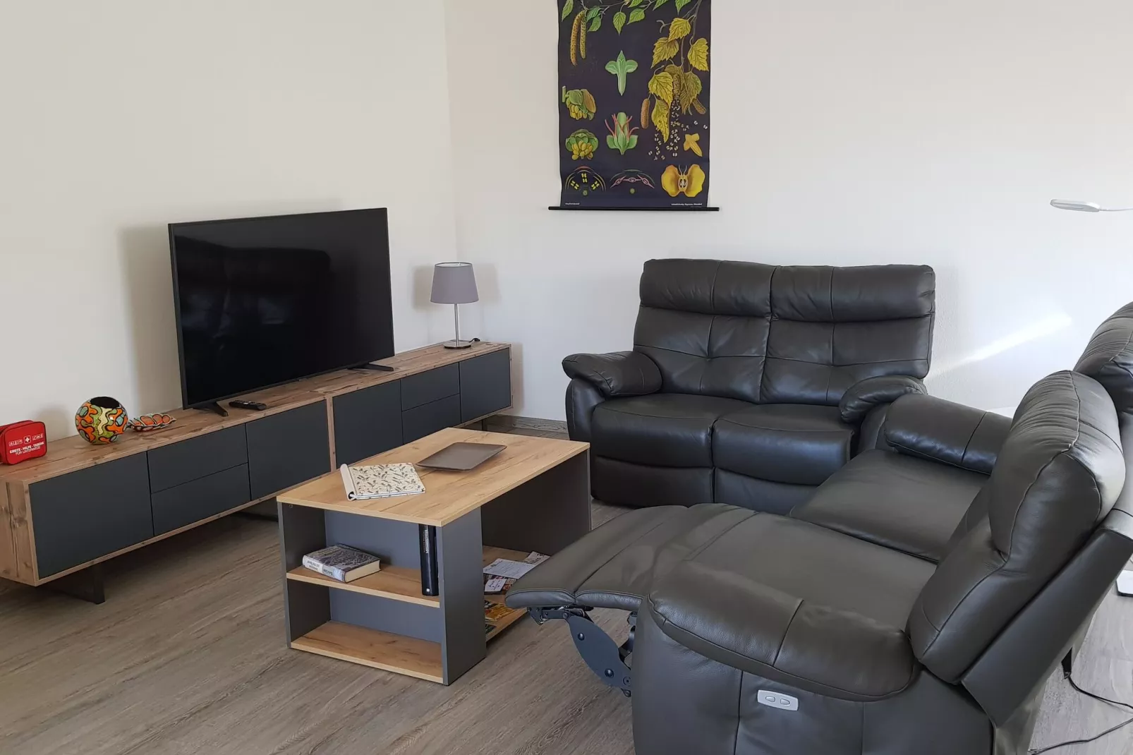 Fijn appartement in Bleialf bij het centrum-Woonkamer
