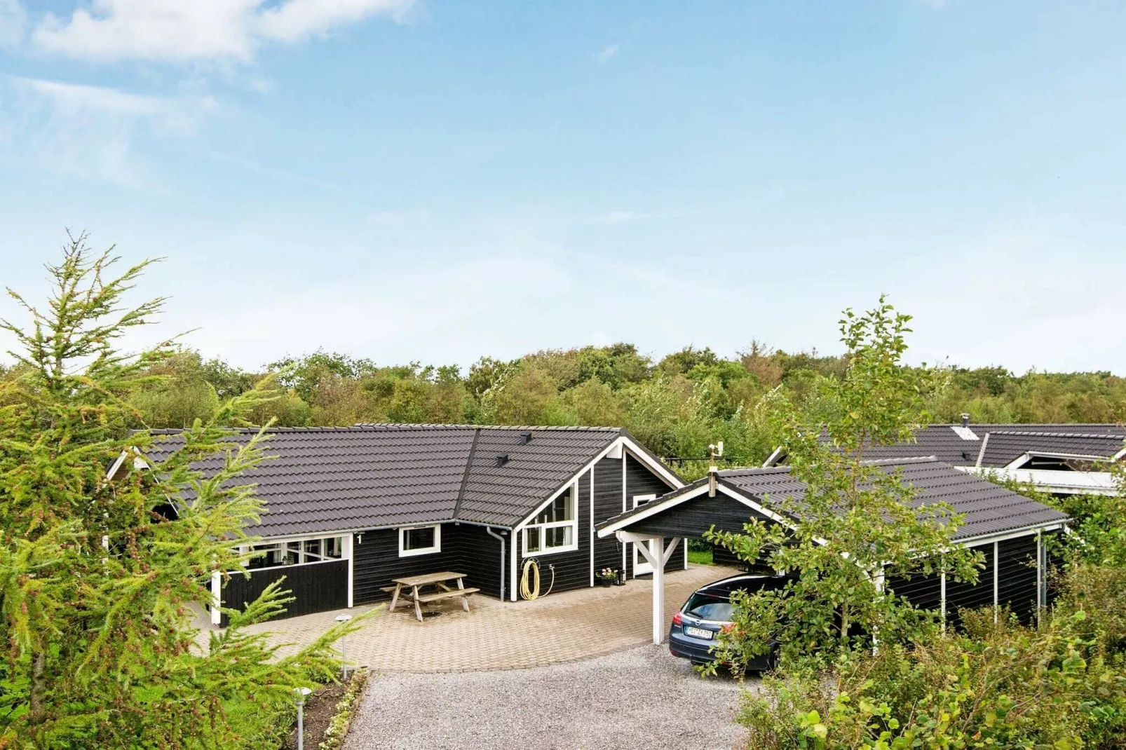 Ruim plattelandshuis in Hemmet met overdekt terras-Uitzicht
