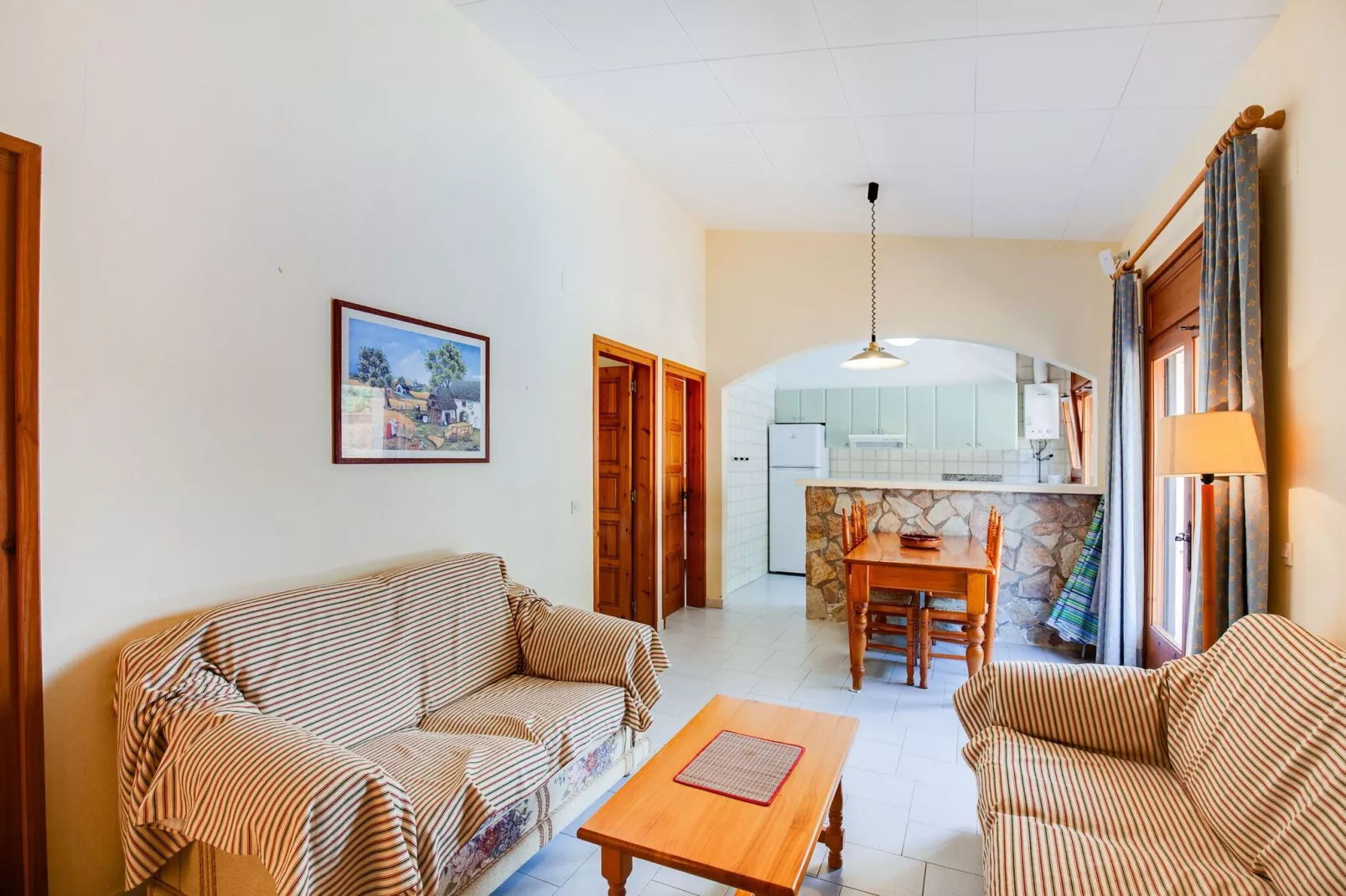 Gezellige vakantiewoning in Playa de Pals met zwembad-Woonkamer