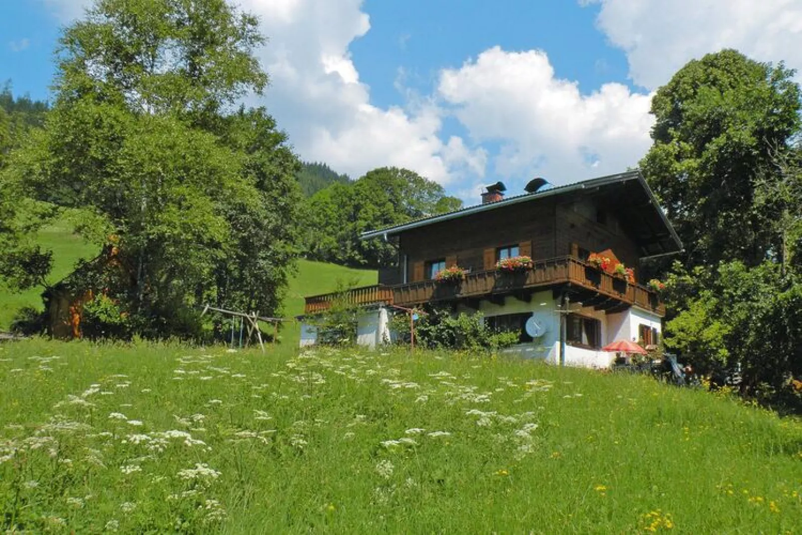 FeWo Kleinpötting Hüttau-Buitenkant zomer