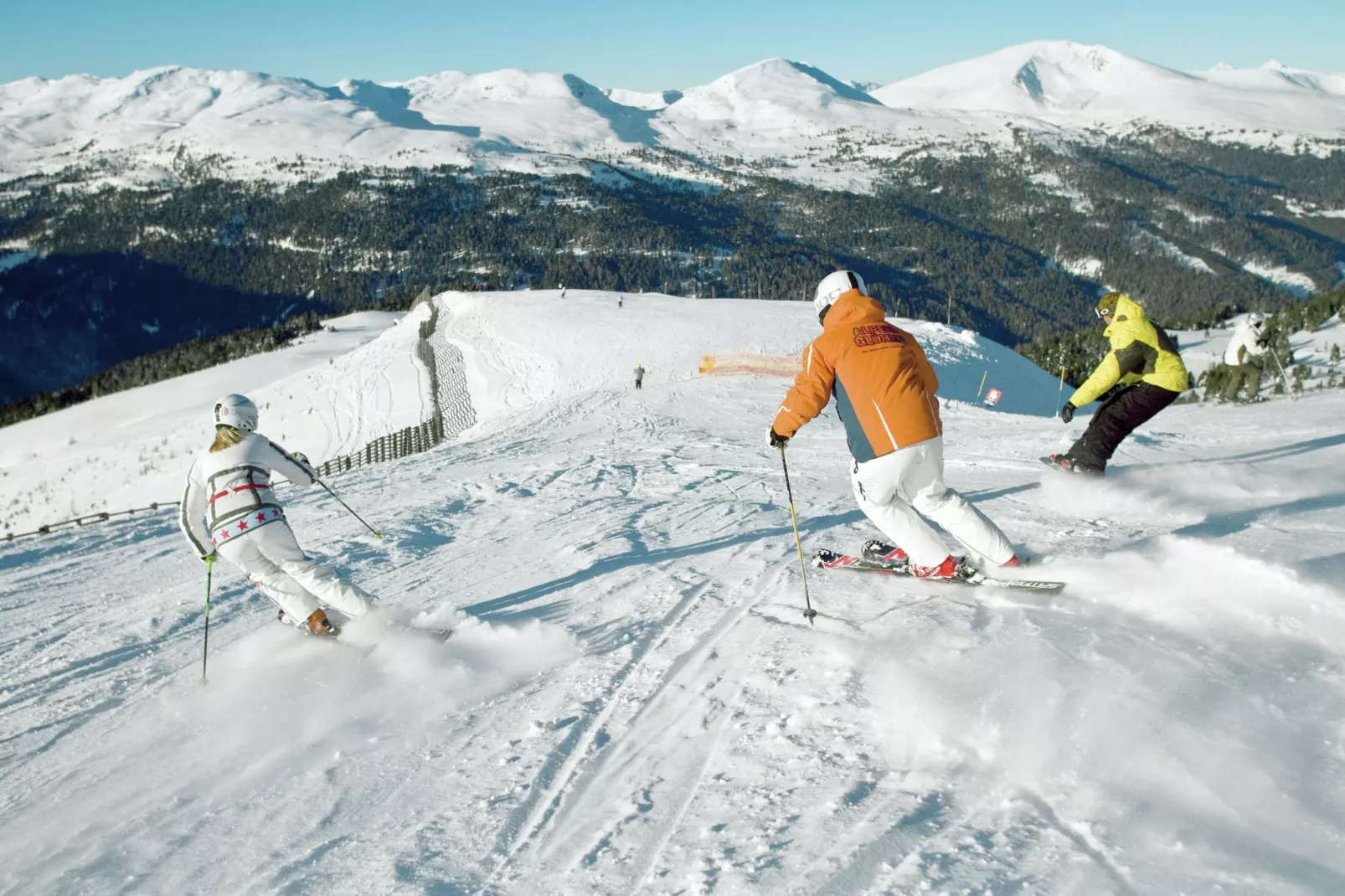 Chalet Almblick-Gebied winter 1km