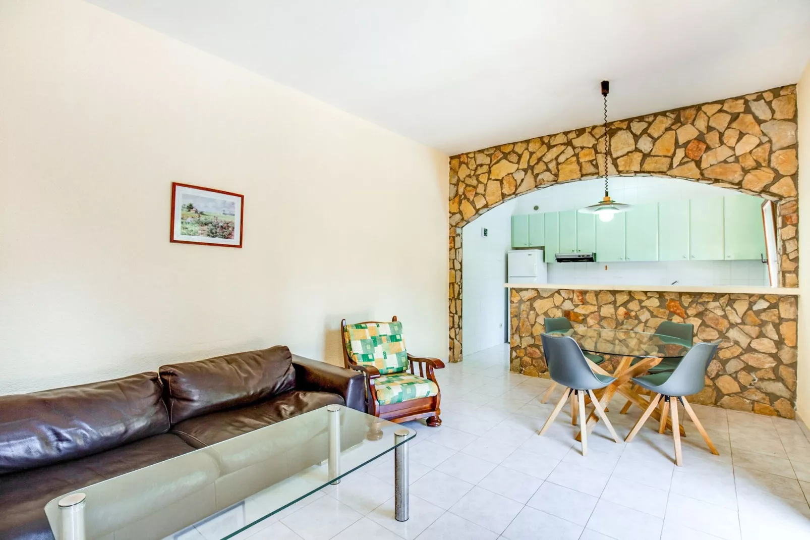Gezellige vakantiewoning in Playa de Pals met privé zwembad-Woonkamer