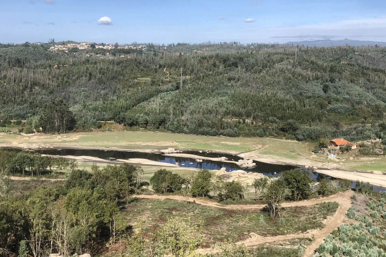 Quinta do Fim-Gebieden zomer 1km