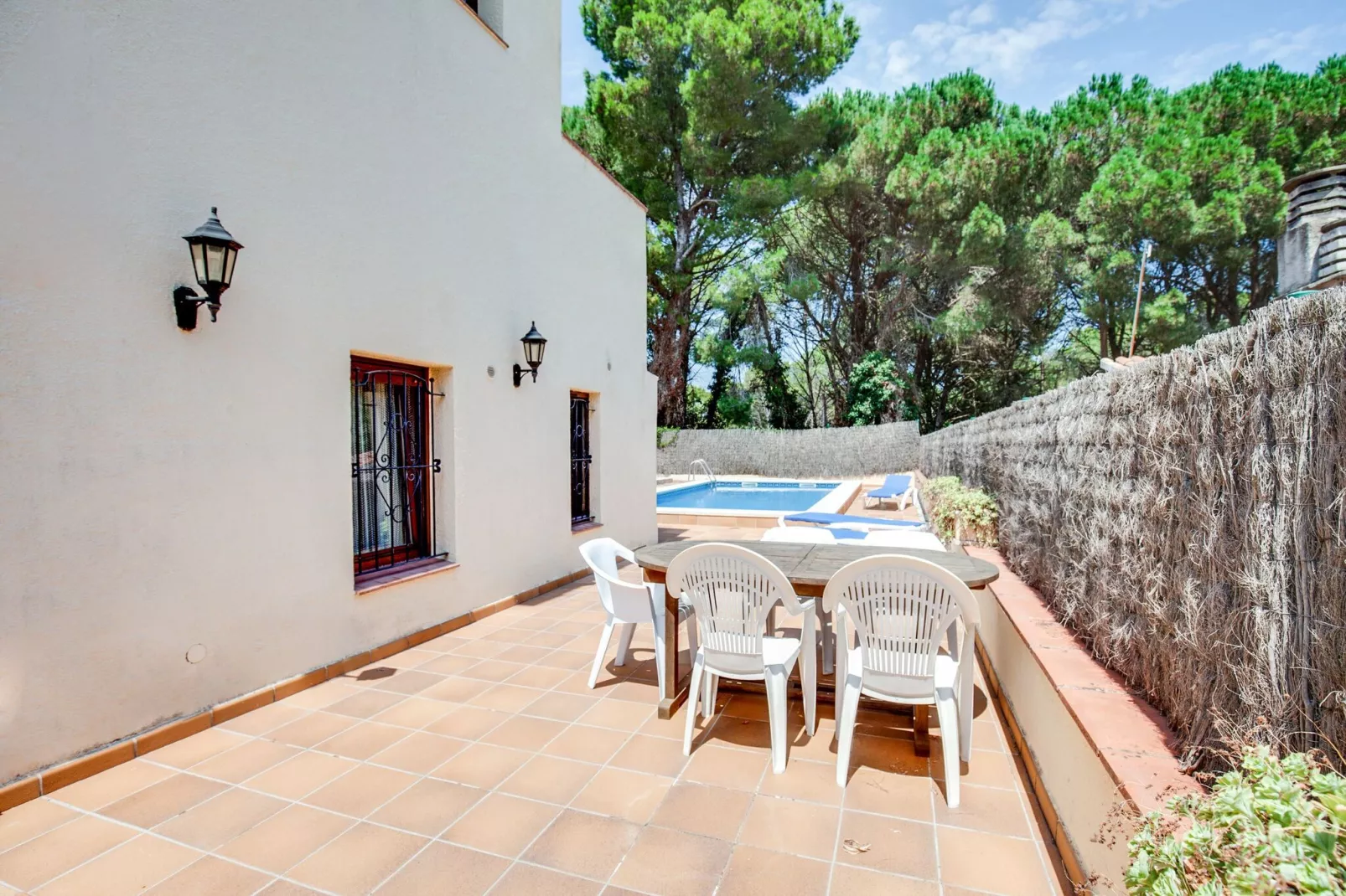 Gezellige vakantiewoning in Playa de Pals met privé zwembad-Terrasbalkon