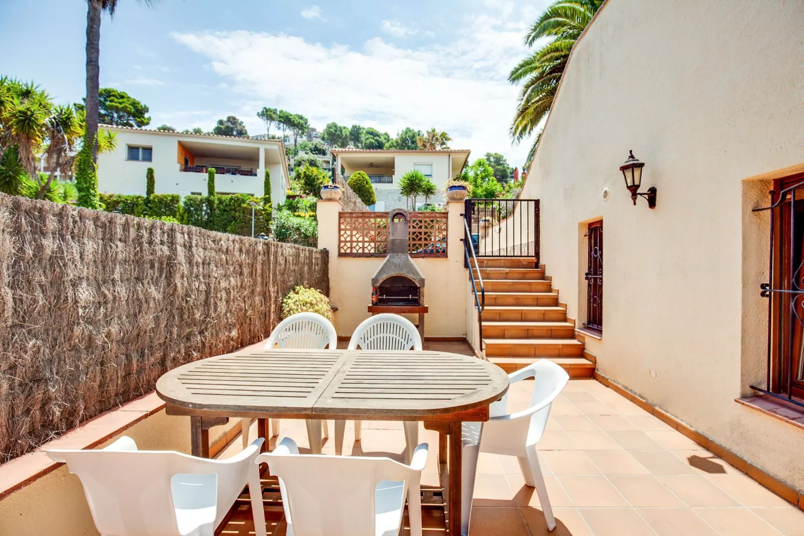 Gezellige vakantiewoning in Playa de Pals met privé zwembad-Terrasbalkon