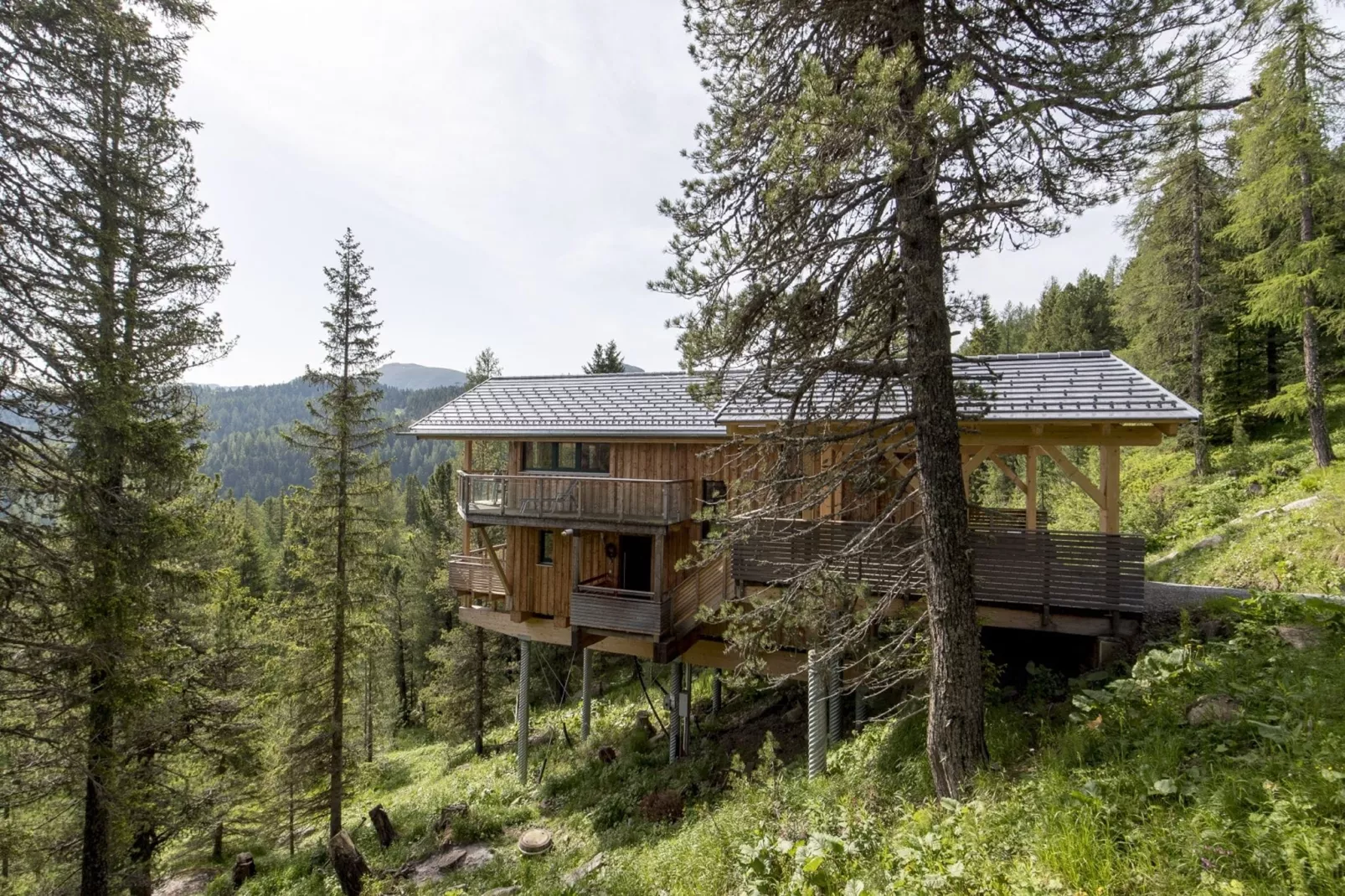 Alpenpark Turrach Chalets 1-Buitenkant zomer