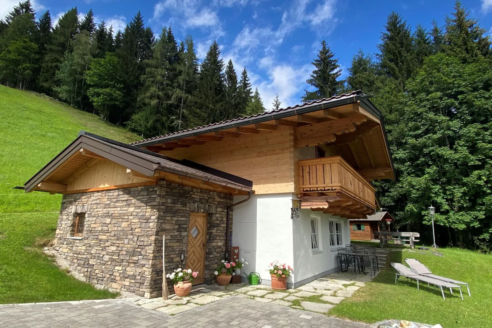 Ferienhaus Aigenberg-Buitenkant zomer