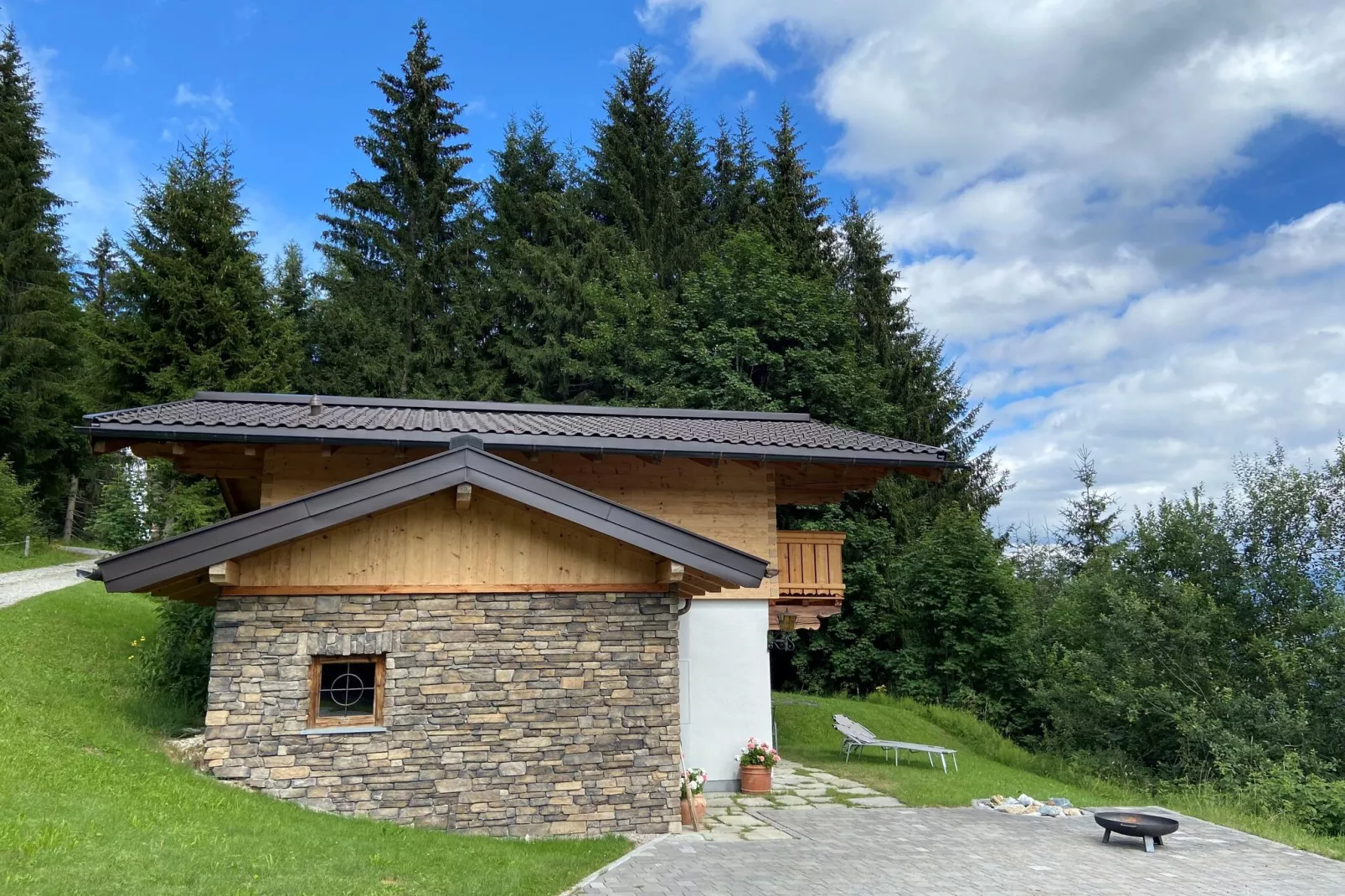 Ferienhaus Aigenberg-Buitenkant zomer