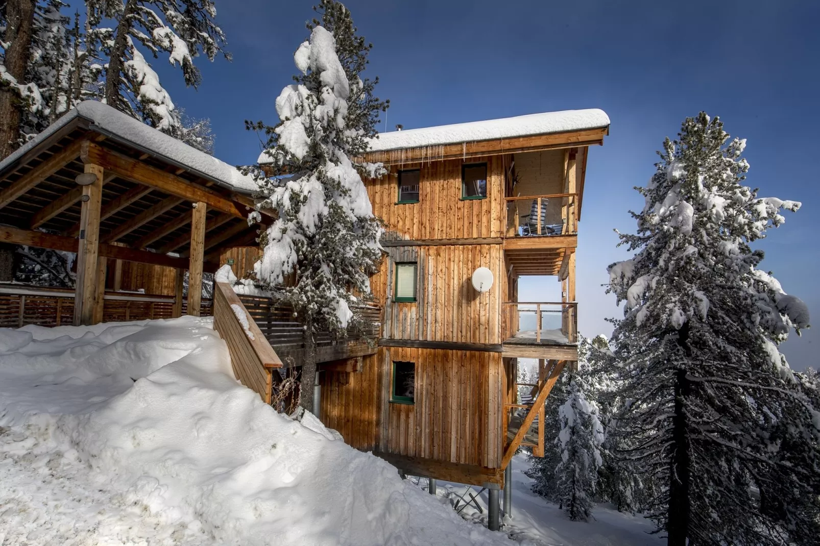 Alpenpark Turrach Chalets 4-Exterieur winter