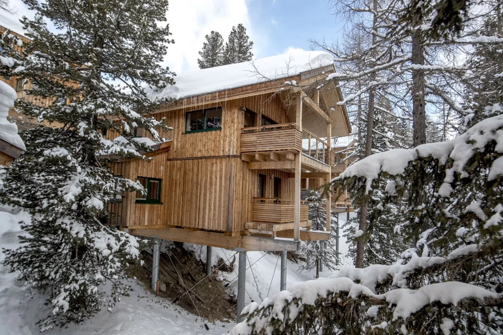 Alpenpark Turrach Chalets 4-Exterieur winter