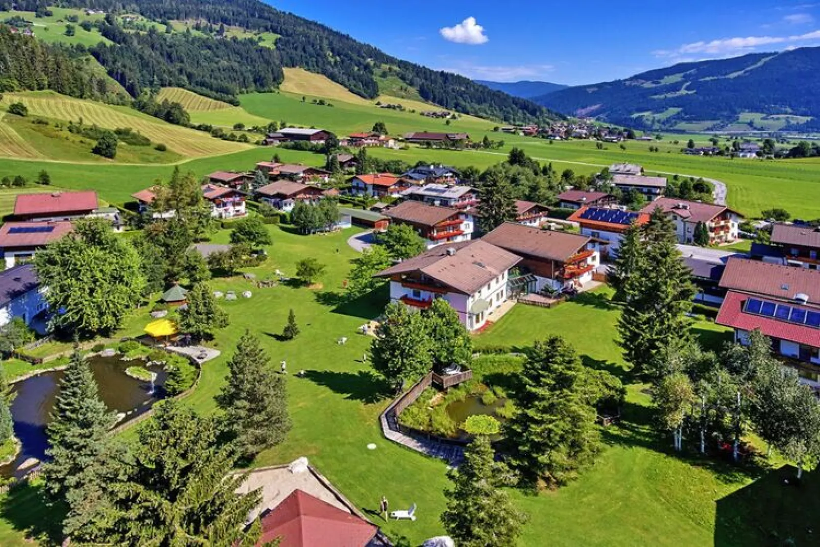 Ferienanlage Sonnberg-Uitzicht zomer