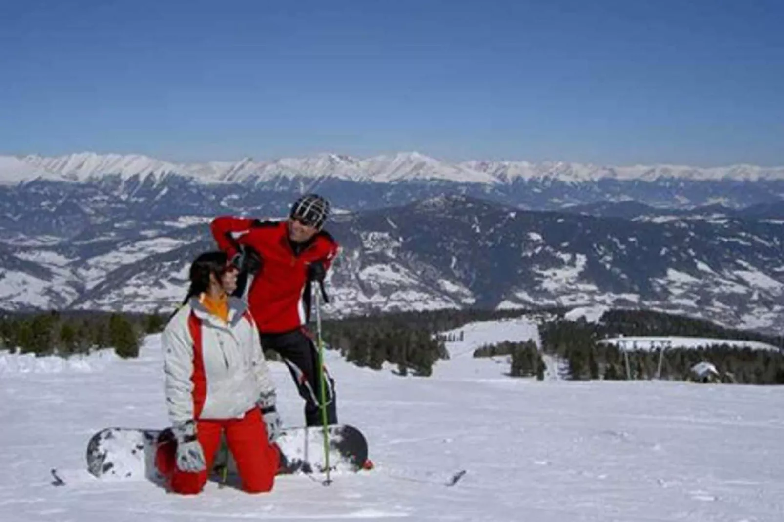 The Austrian Chalet-Gebied winter 20km