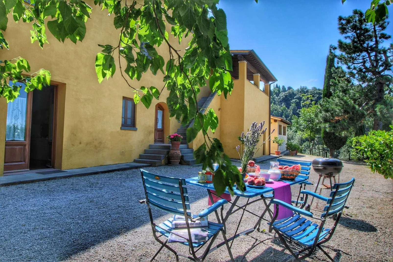 Podere Pulicciano-Terrasbalkon