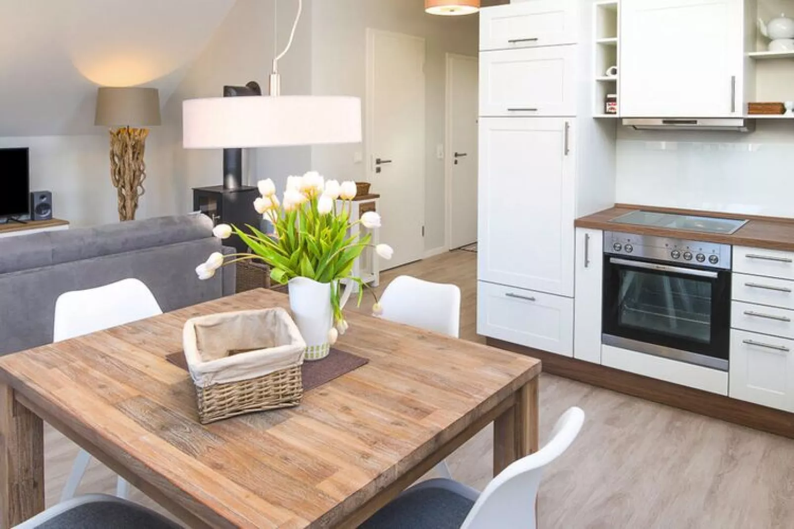 Ferienwohnung MeerZeit Haus 15a/Einheit 64 55 qm-Keuken