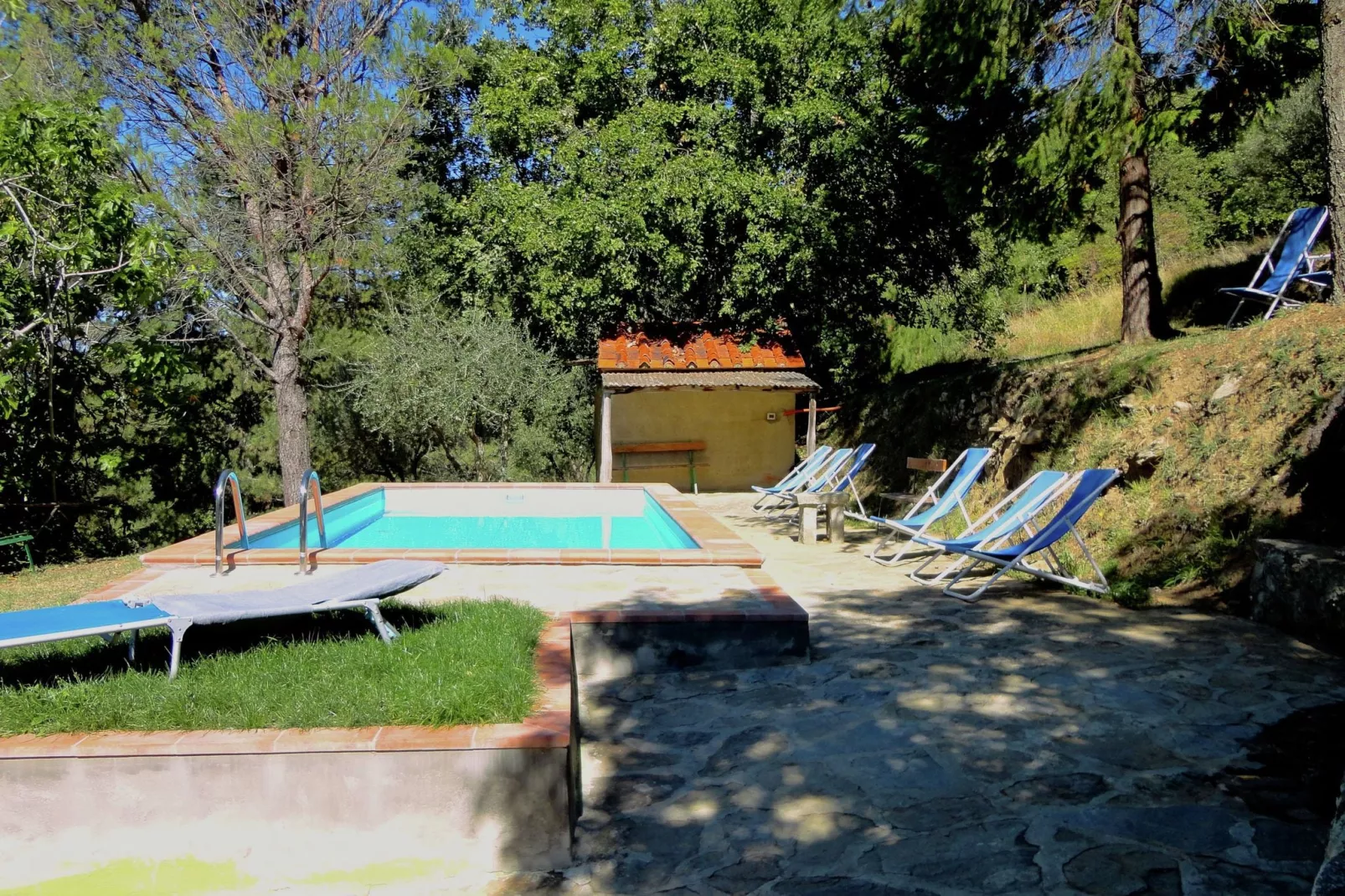 Boerderij voor 5 personen op een berg in Pratomagno-Zwembad