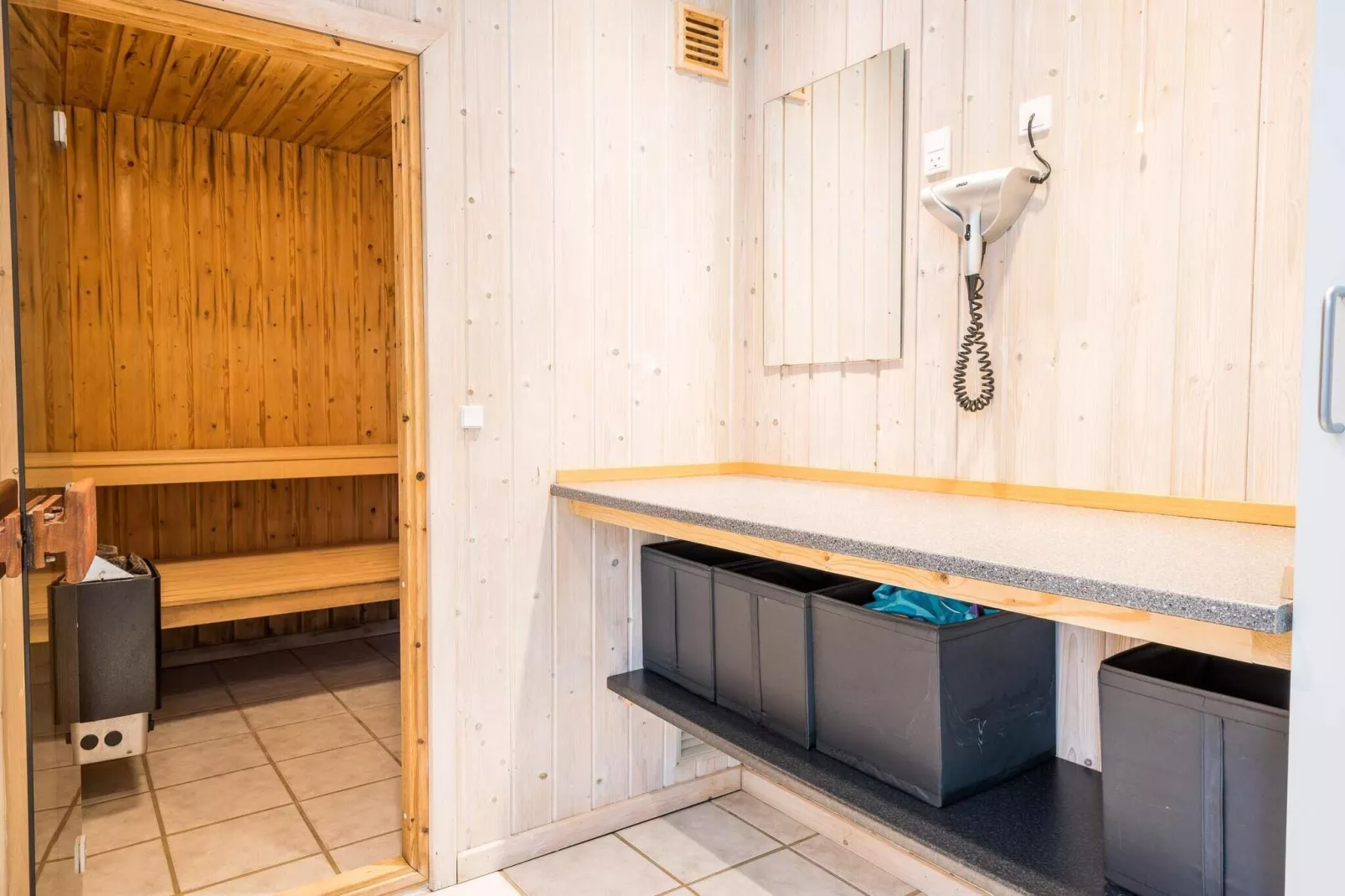 8 persoons vakantie huis in Nørre Nebel-Sauna