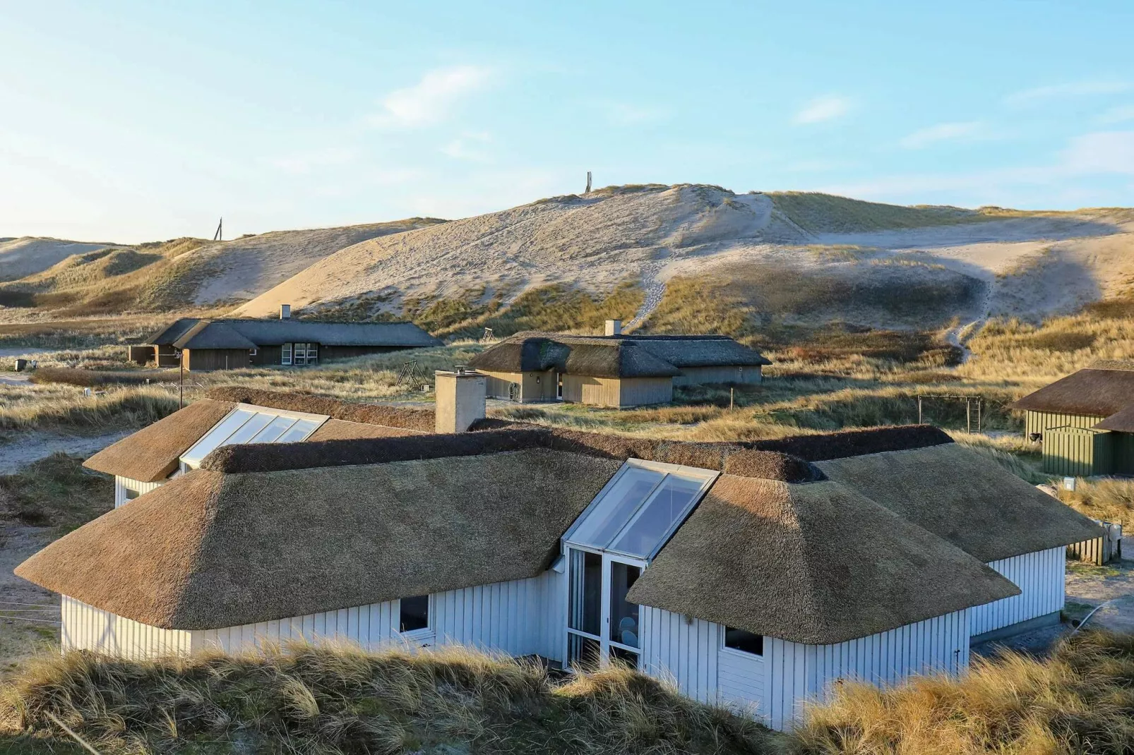 Ruim 12-persoons vakantiehuis in Hvide Sande met sauna-Uitzicht