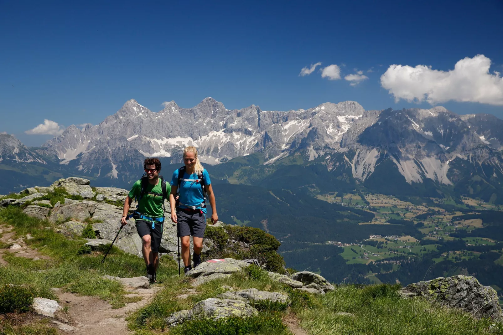 Alpenrock Schladming 4-Gebieden zomer 1km