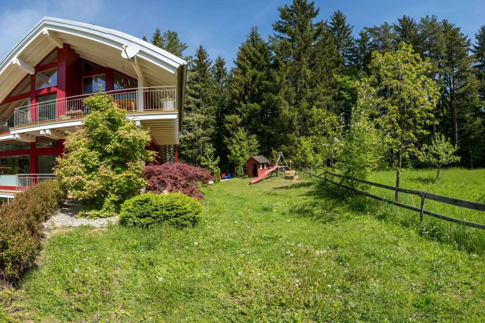 Appartement Landleben - Tuinen zomer