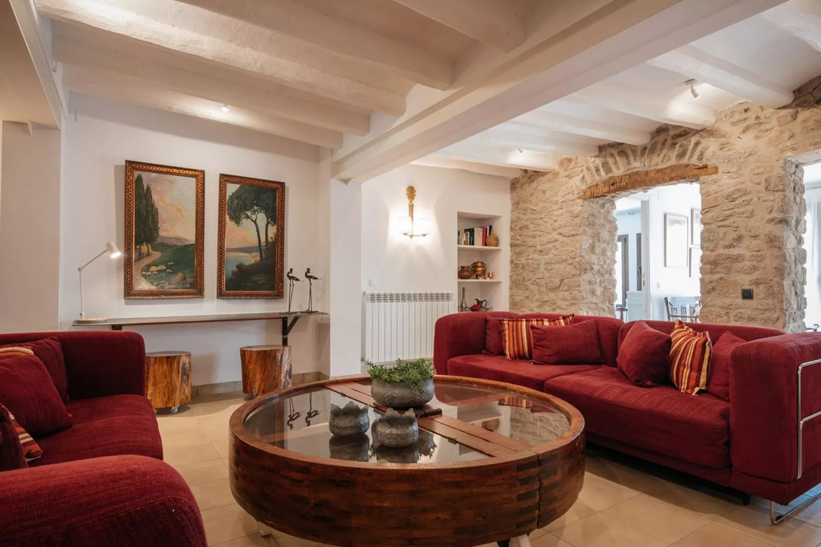 La vila Argençola-Woonkamer
