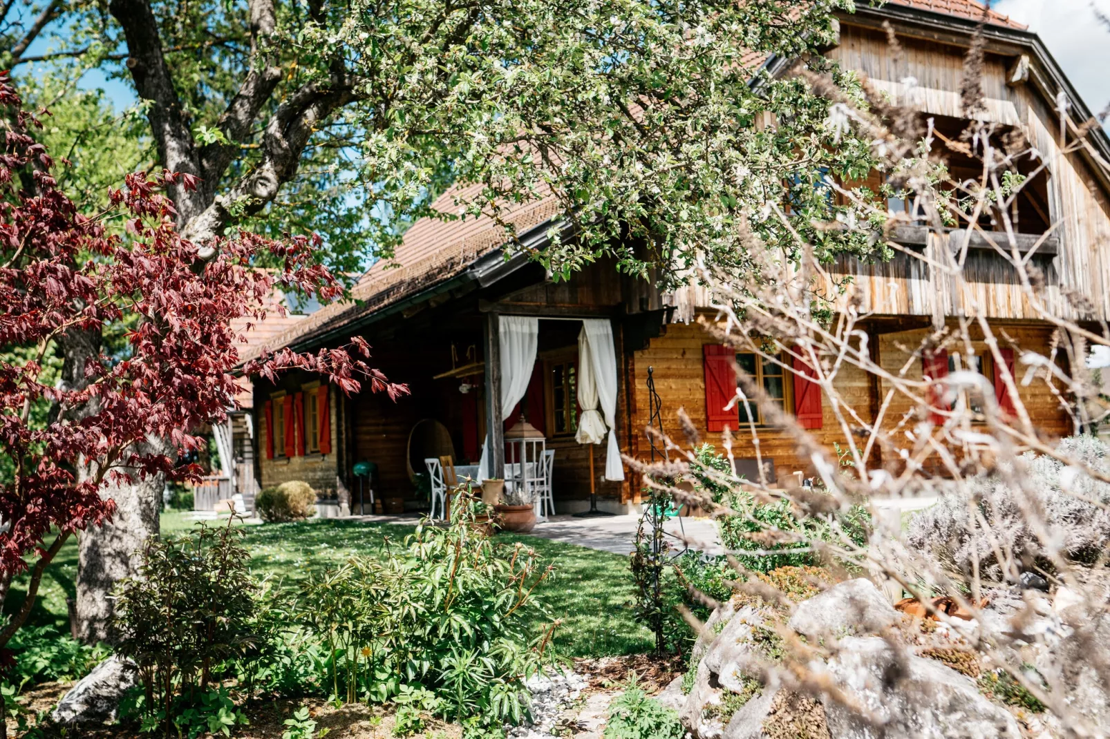 Ferienhaus Feistritz-Buitenkant zomer