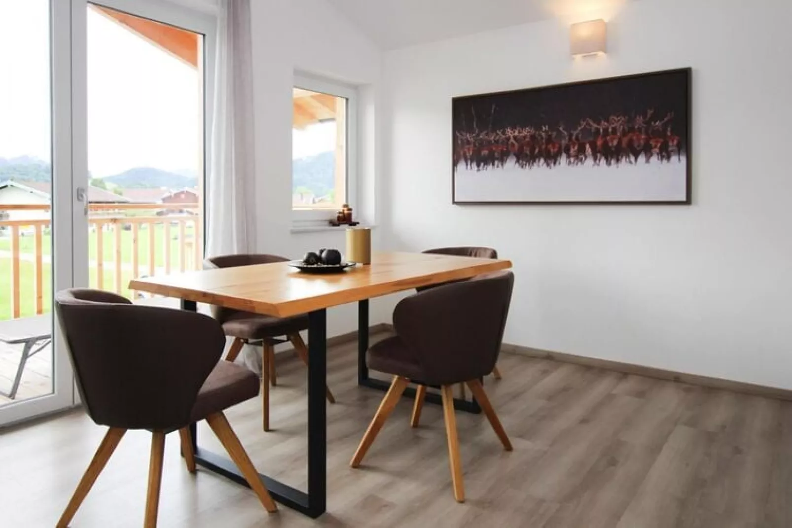 Appartement Panoramablick Inzell-Eetkamer