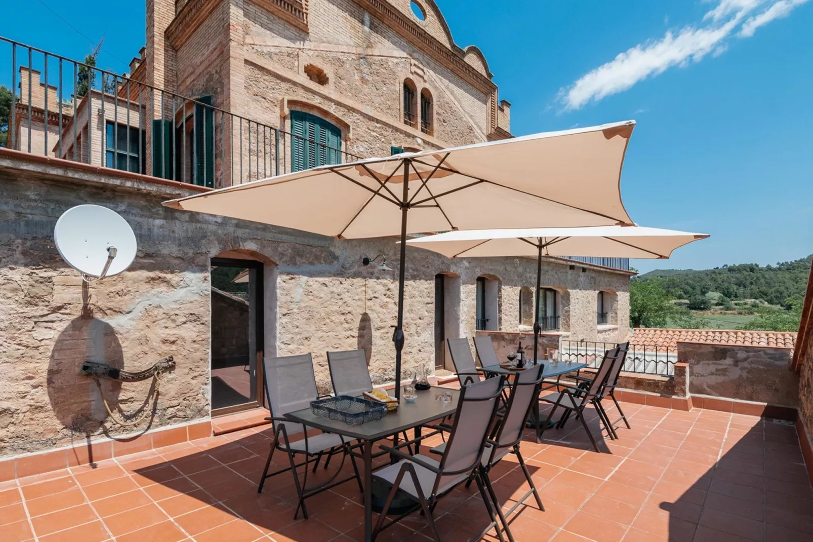 La vila Argençola-Terrasbalkon