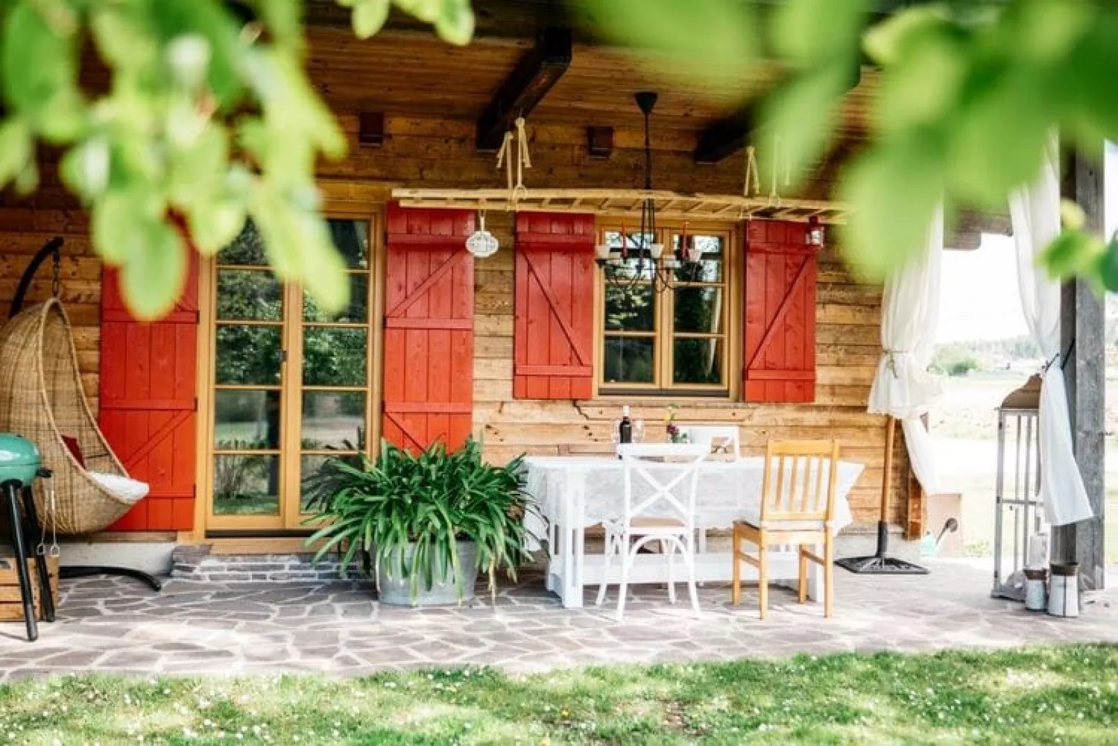 Ferienhaus Feistritz-Terrasbalkon