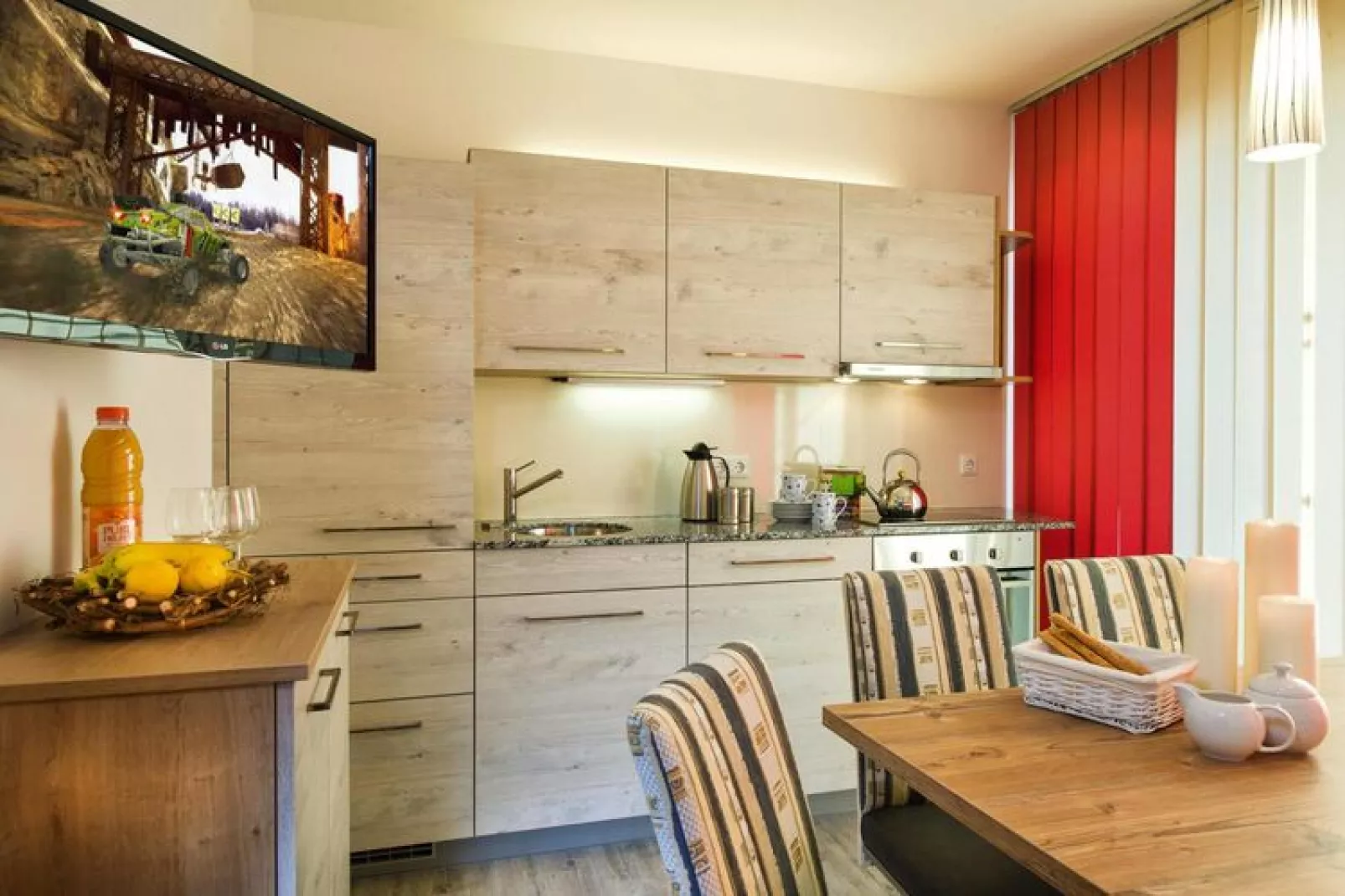 Appartement in Dorfgastein met balkon of terras-Keuken
