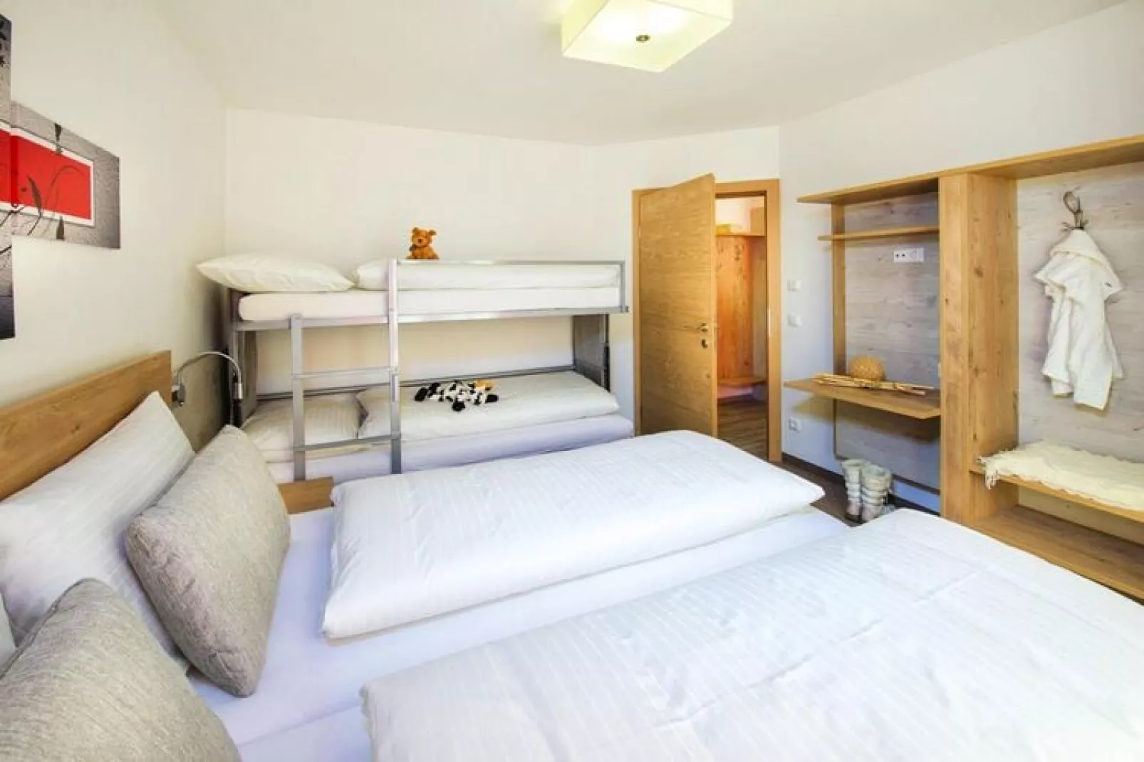 Apartments Bergparadies, Dorfgastein-Penthouse, 100 qm-Slaapkamer