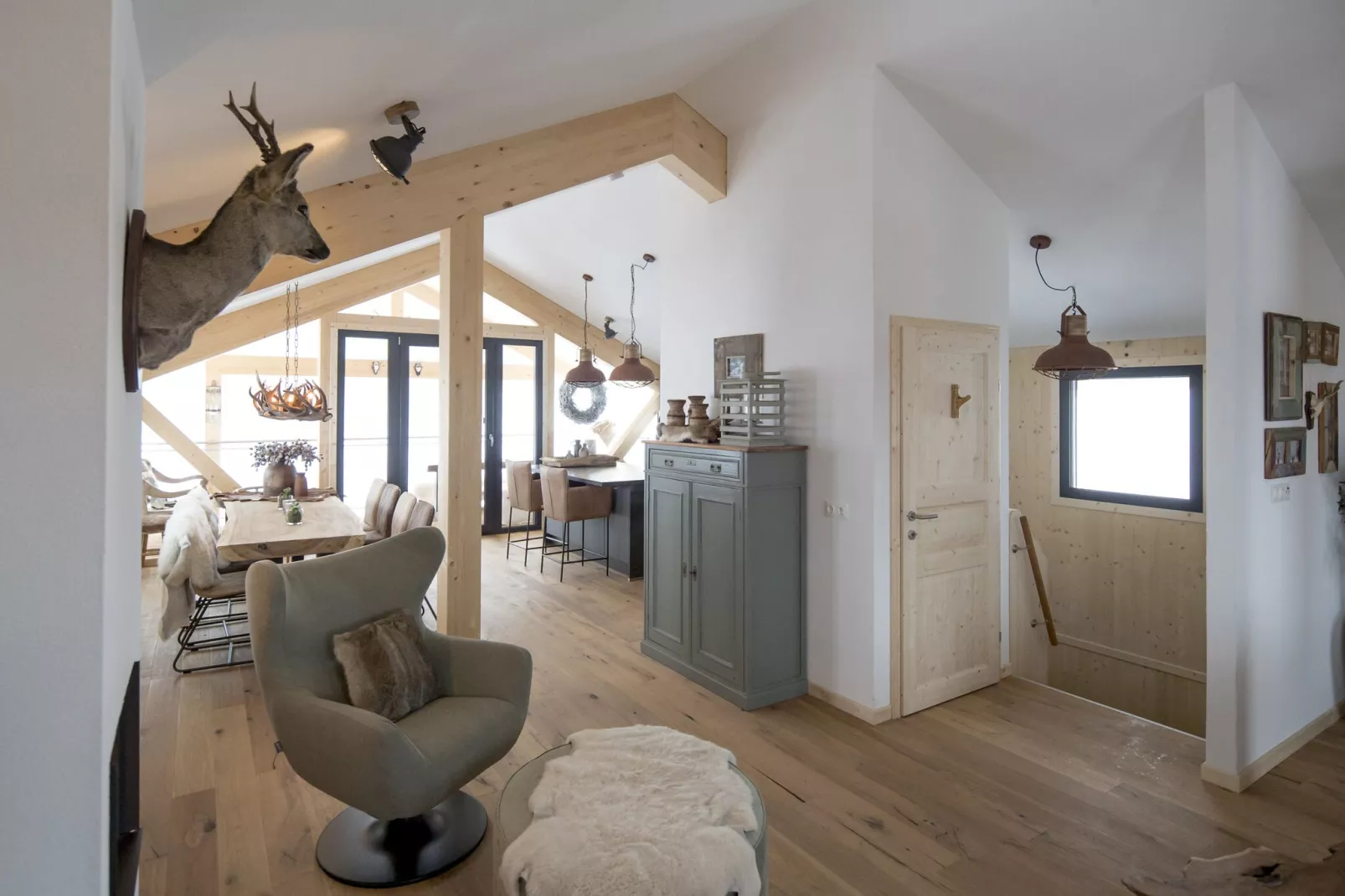 Alpenchalets Reiteralm 2-Woonkamer