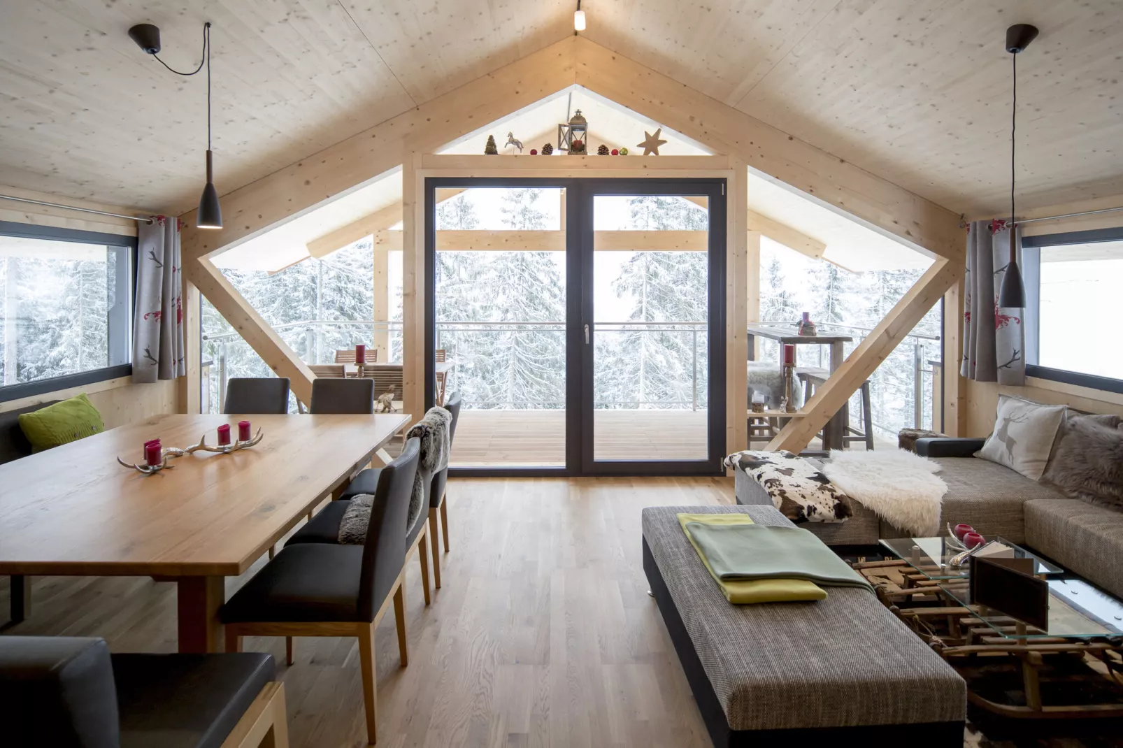 Alpenchalets Reiteralm 2-Woonkamer