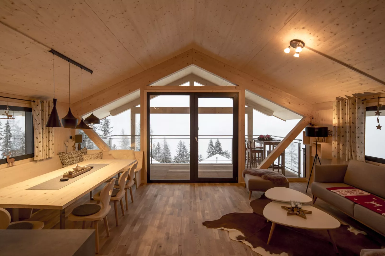 Alpenchalets Reiteralm 2-Woonkamer