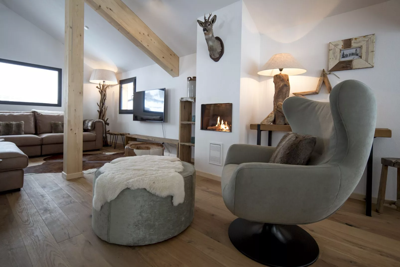 Alpenchalets Reiteralm 2-Woonkamer