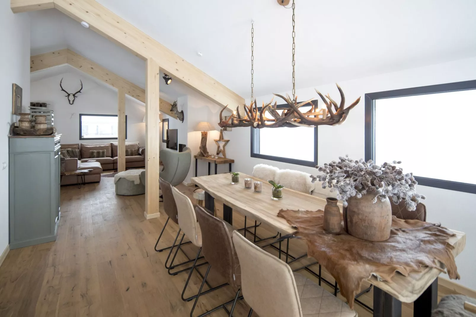 Alpenchalets Reiteralm 2-Woonkamer