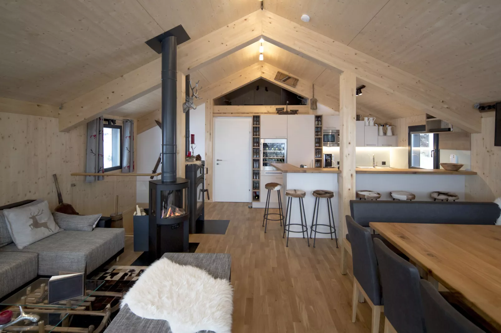 Alpenchalets Reiteralm 2-Woonkamer