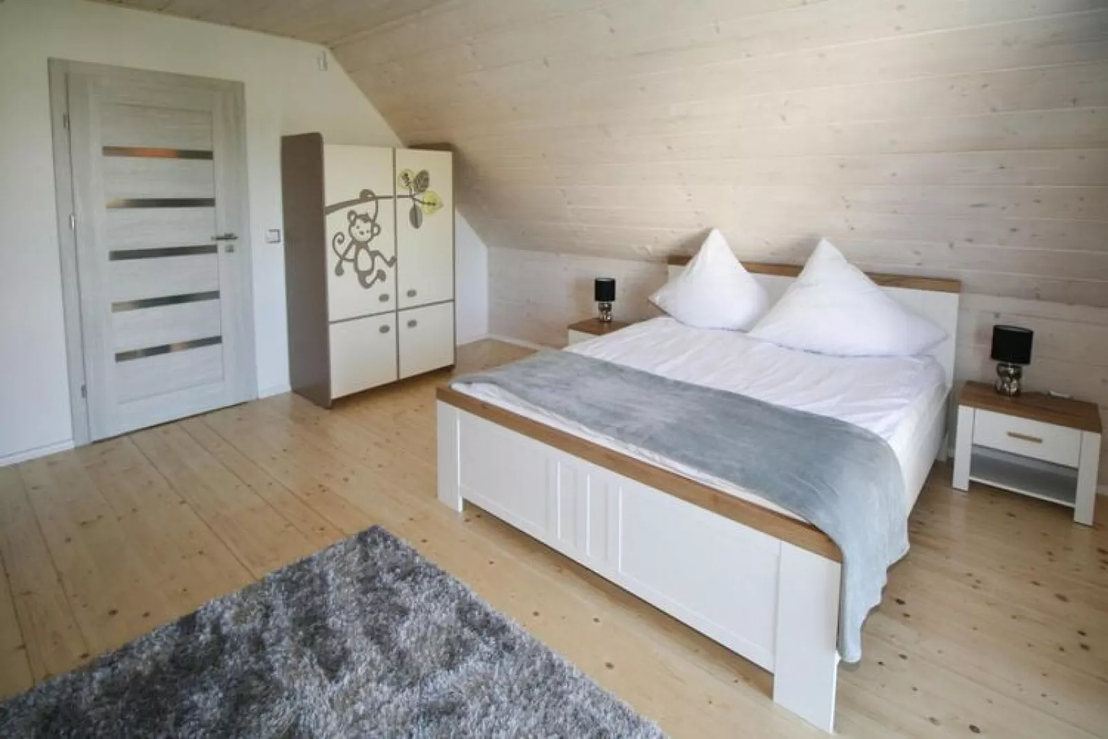 Holiday VIP complex in Wartowo by Kolczewo for 6 persons-Slaapkamer