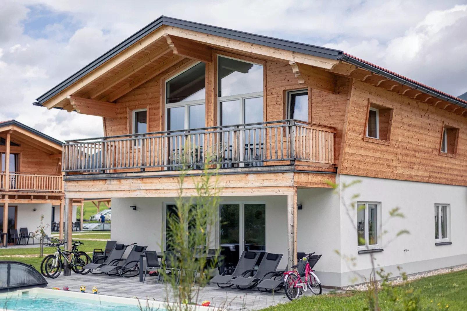 Inzell Chalets-Buitenkant zomer