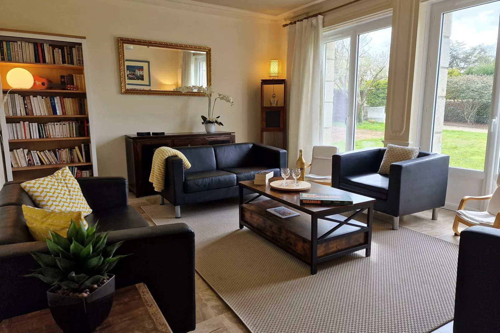 Holiday home Plougasnou-Woonkamer