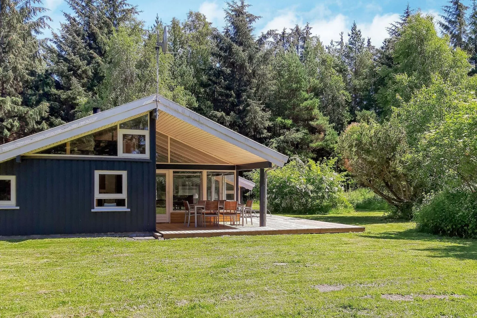 Geweldig huis aan de kant van de zee met zwembad in Bindslev-Uitzicht