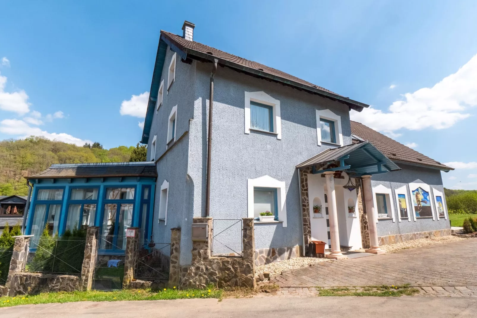 Ferienhaus Mimbach-Buitenkant zomer