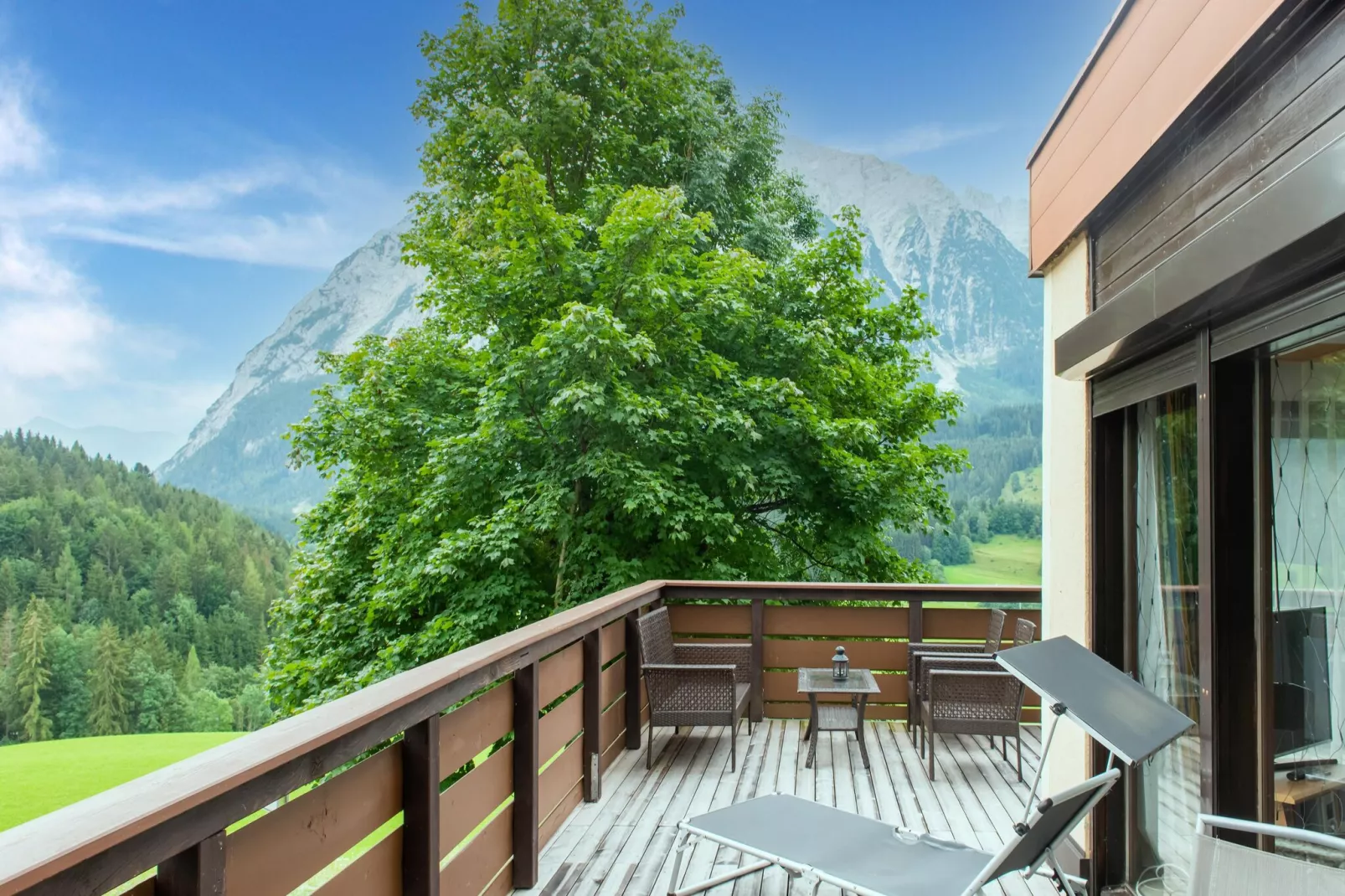 Appartement Tauplitz-Uitzicht zomer
