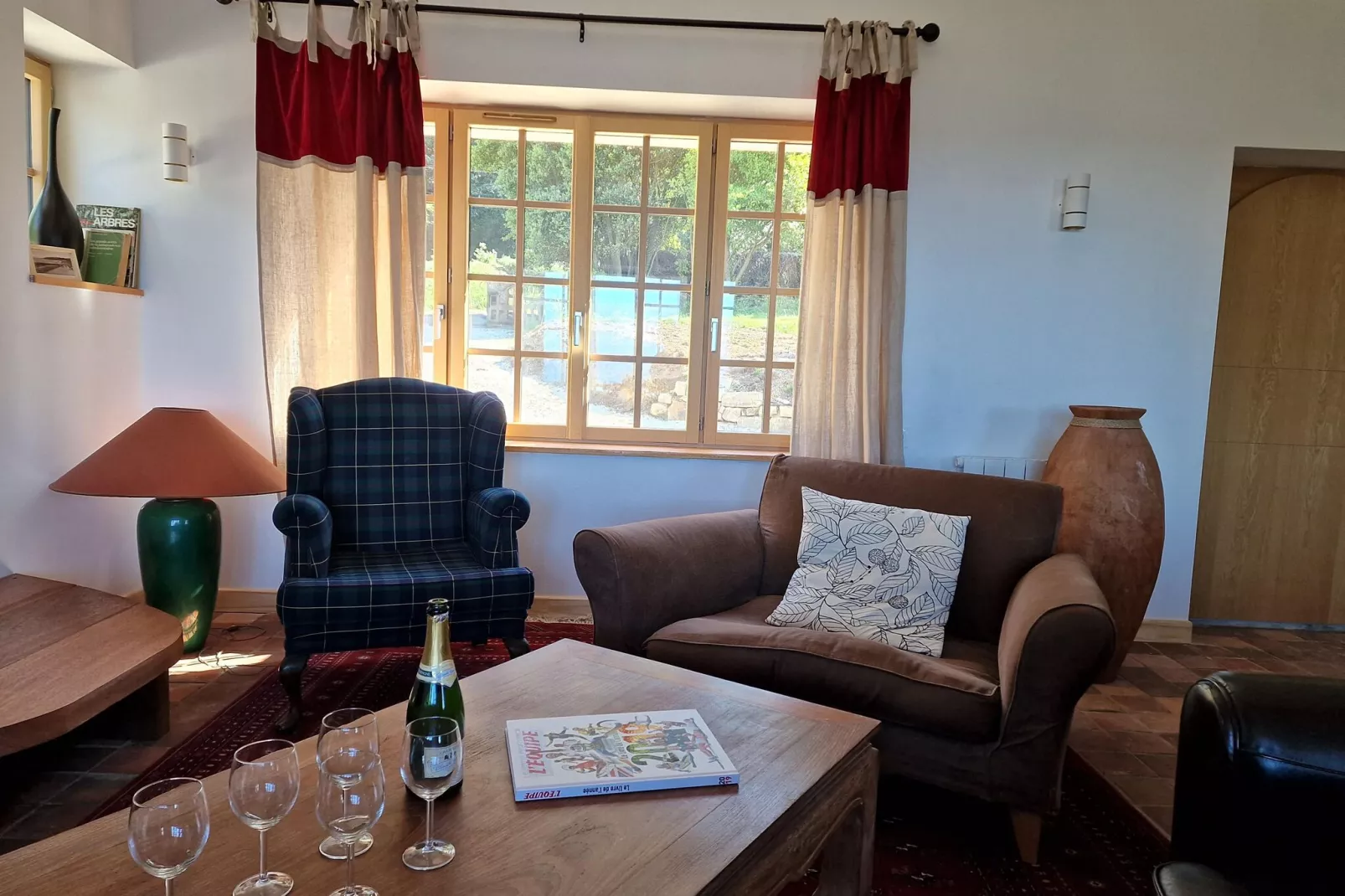 Maison de vacances Plougasnou-Woonkamer