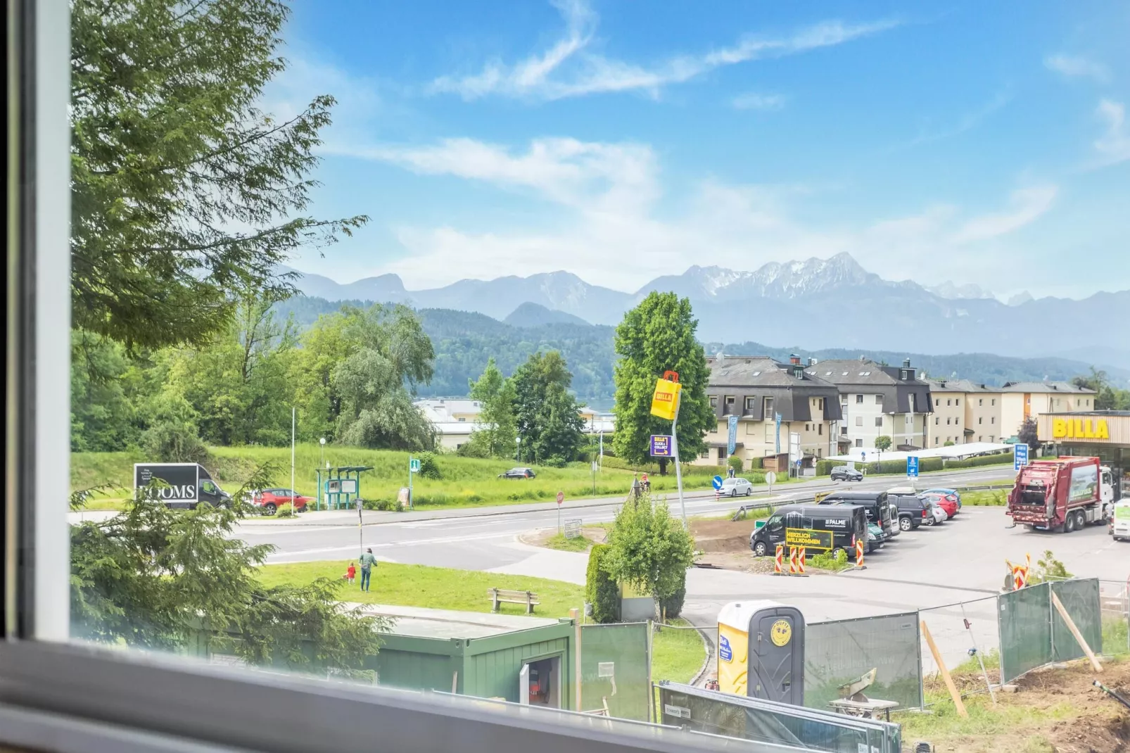 Apartment Wrann am Wörthersee-Uitzicht zomer